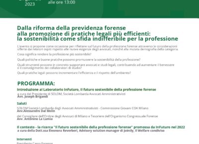 Dalla riforma della previdenza forense alla promozione di pratiche legali più efficienti. La vera sfida è la sostenibilità