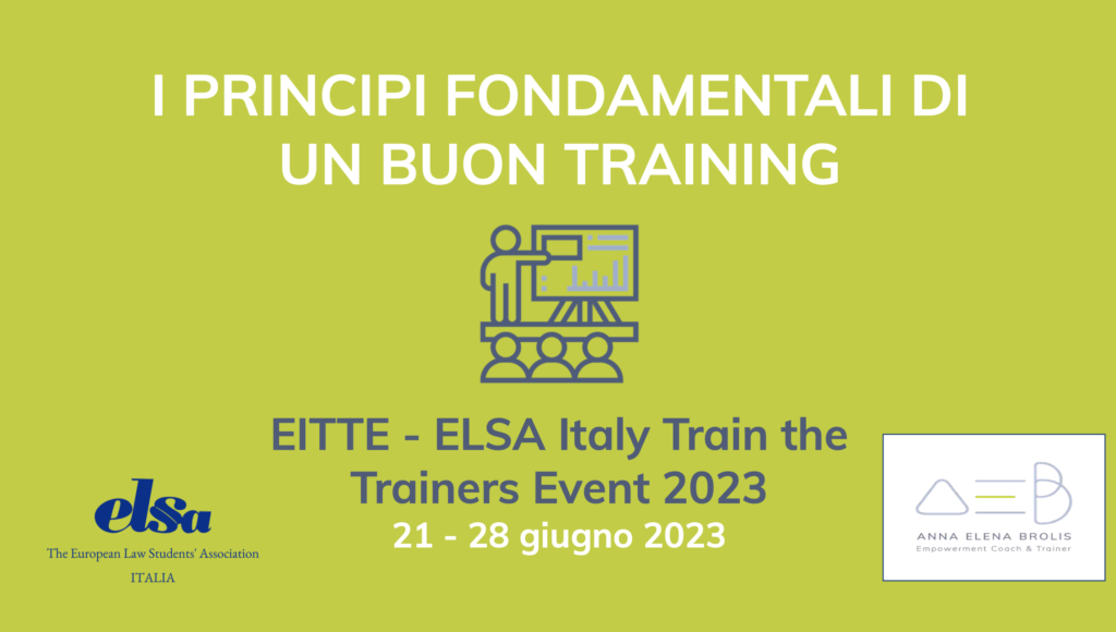 EITTE – ELSA Italy | Train the Trainers Event 2023