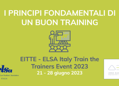 EITTE – ELSA Italy | Train the Trainers Event 2023