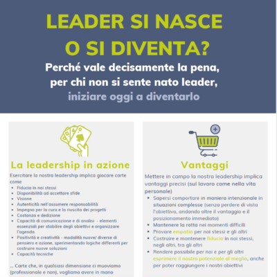 Leader si nasce o si diventa?